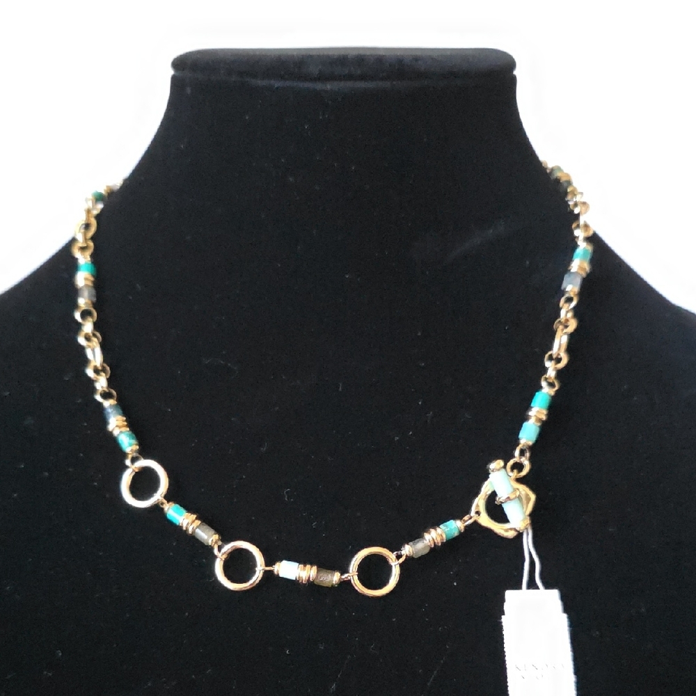 Kendra Scott‎ "BREE" Gold and Turquoise Necklace